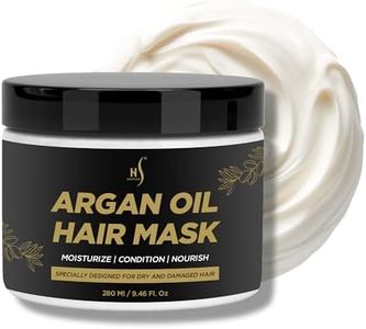 Herstyler Argan Oil Hair Mask - Hair Mask For Dry Damaged Hair and Growth - Deep Conditioning Argan Oil Har Mask - Curly Hair Mask for Limp Dull Hair - Anti-Frizz Hair Mask