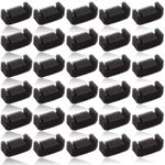 Bercoor 30 Pcs Sponge Filter for Cat Fountain Pet Fountain Replacement Foam Filter Pet Fountain Foam Pre-Filter Cat Fountain Sponge Foam Filter for Pet Cats Dogs Fountain (Black)
