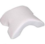 TERXA Pressure Free U Shaped Arched Pillow Romantic Couple Sleeping Pillow Head Improve Sleep Protect Arms, Anti-Hand Numb Pillow Cervical Pillow for Neck Pain Pain Relief Arms Protector Pillow