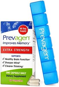 Prevagen Improves Memory - Extra Strength 20mg, 60 Capsules with Apoaequorin & Vitamin D | Brain Supplement for Better Brain Health, Supports Healthy Brain Function and Clarity | Memory Supplement