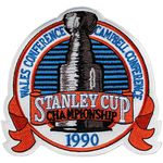 1990 NHL Stanley Cup Finals Jersey Patch Edmonton Vs Boston