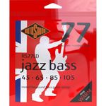 Rotosound RS77LD Jazz Bass Monel Flatwound Bass Guitar Strings (45-105)