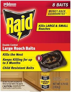 Raid Double Control Large Roach Baits (8 Count (Pack of 1))