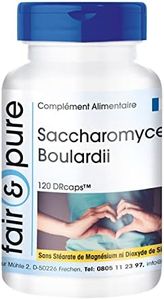 Fair & Pure® - Saccharomyces boulardii - 120 capsules - 6,4 milliards de levures probiotiques sous forme de DRcaps