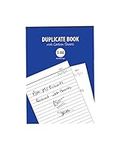 Vsorce4u 1 x A5 Duplicate Book with Carbon Sheets Numbered Pages 1-80 Full Size Duplicate Invoice Receipt Book