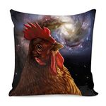 Chicken Decorative Throw Pillow Cover Cushion Cover for Sofa