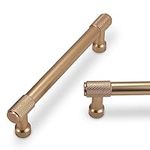 BUKOBYHE 10 Pack 5Inch Kitchen Cabinet Handles Champagne Bronze Knurled Cabinet Pulls Gold Drawer Pulls Kitchen Hardware Kitchen Handles for Cabinets Cupboard Handles Drawer Handles