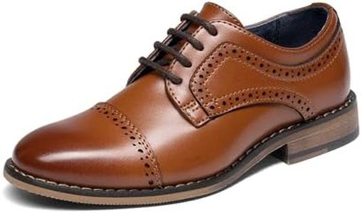Bruno Marc Little Kid Prince_K_1 Brown Boy's Classic Oxfords Dress Shoes Size 3 M US Little Kid