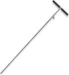 2in1 Soil Probe & Grounding Rod with Ground Wire Clamp,Great for Electric Fence, Energizers,Locating Tools,Plumbing Tools,Landscaping and Gardening Tools (36-inch)