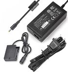 FIT-POWER EH-5 EP-5A AC Power Supply Adapter Charger DC Coupler kit, Dummy EN-EL14/EN-EL14a Battery for Nikon D3100 D3200 D3300 D3400 D5100 D5200 D5300 D5500 D5600 Df P7000 P7100 P7700 D7800 Cameras