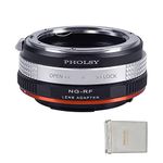 PHOLSY Lens Mount Adapter for Nikkor G/F/AI/AIS/D/AF-S Lens Compatible with Nikon F (G-Type) Lens to Canon EOS RF Mount Camera Body, Lens Adapter with Aperture Control Ring