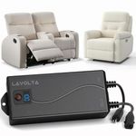 Lavolta Battery Pack for Reclining Furniture - Rechargeable Recliner Battery Pack - 2200mAh Universal 2-Pin Power Supply for Electric Recliners, Recliner Chair, Couch, Sofa - Wireless Backup Charger