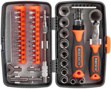 38-in-1 Ratchet Box, Ratchet Set for Socket Wrench, Ratchet Box for Repairing Furniture, Car, Computer, Electronics