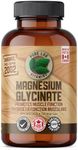 Pure Lab Vitamins | Magnesium Glycinate 165mg | 120 caps | Vegan, Gluten free, Sugar free, Soy free