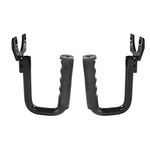 Opar Solid Steel Front GraBar Grab Handles for 97-06 Jeep Wrangler TJ & Unlimited (Black)