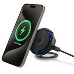 Spigen OneTap Pro 3 Cryomax Qi2 15W MagSafe Wireless Cooling & Fast Adjustable Stand Charger KickStand LED [Incl. 2M Cable] for iPhone 17 16 15 Pro Max 17e & MagSafe Cases for Samsung Galaxy S26 Ultra