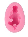 AKORD Sleeping Baby Silicone Mould, Pink, 7 x 5 x 3 cm