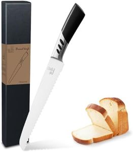 CHUSHIJI Bread Knife, Bread Knife for Homemade Bread,Serrated Bread Knife,Razor Sharp Well Crafted Serrated Knife,Bread Knife 8 Inches,Stainless Steel Knife Serrated