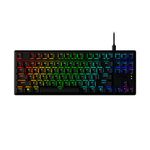 HyperX Alloy Origins Core PBT- Red Mechanical Switch RGB USB-C Gaming Keyboard, PBT Keycaps, Compact, Durable Aluminum Body, Adjustable Feet, Customizable NGENUITY Software (639N7AA#ABA)