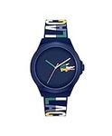 Lacoste Analogue Quartz Watch for Men with Navy Blue Silicone Bracelet - 2011184