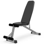 leikefitness Adjustable Weight Bench Foldable Workout Exercise Bench with Automatic Lock for Upright Incline Decline and Flat Full Body Exercise (GM5817(BLACK))