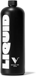 V Beauty Pure Monomer Acrylic Nail Liquid - Long-Lasting Nail Monomer Liquid for Smooth & Glossy Finish - Acrylic Nail Supplies for Nail Technicians, Salon & Home Manicure & Pedicure - 32 Oz