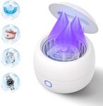 Upgraded Ultrasonic Cleaner, Retainer Cleaner for Braces, Jewelry, Mouth Guard Cleaner, Ultrasonic Dental Cleaner 45kHz, Retainer Cleaner Ultrasonic 200ML Dental Pod, 3 Mode Ultrasonic Cleaner Machine