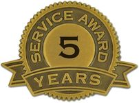 PinMart 5 Years of Service Award Lapel Pin