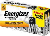 Energizer Alkaline Power AAA Batteries - Pack of 16