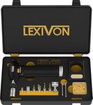 LEXIVON Butane Torch Multi-Function Kit | Premium Self-Igniting Soldering Station with Adjustable Flame | Pro Grade 125-Watt Equivalent (LX-771)