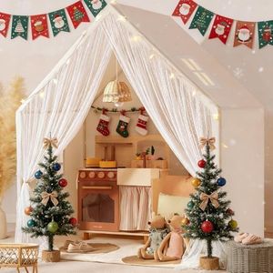 Tiny Land Kids Playhouse Tent with Star Lights