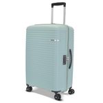 American Tourister Liftoff+ with TSA Lock & 8 Wheel, 79 CM Large Hard PP Check-in Suitcase for Travel/Trolley Bag for Travel/Travel Bag with Double Wheel for Women & Men - Seafoam Blue