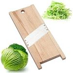 Wooden Cabbage Shredder for Coleslaw (11.8x5.1 in) - Cabbage Grater for Coleslaw - Cabbage Shredder for Sauerkraut - Slaw Slicer Cabbage Cutter Shredder - Cabbage Coleslaw Slicer Maker