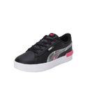 Puma Girls Jada Vacay Queen PS Black-Glowing Pink-Gold-White Sneaker - 10.5 UK (38975101)