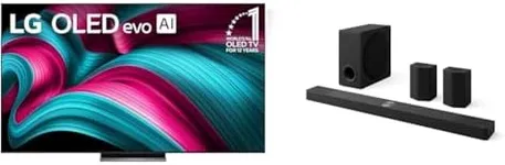 LG 83" 8K OLED evo TV, 9.1.5-Ch. S95TR Soundbar with Dolby Atmos, DTS:X, Wireless Speakers and Subwoofer Home Theater Bundle