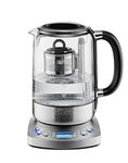 Solis Tea Kettle Automatic 5518 - Kettle with Temperature Setting - Tea Maker - Timer Function - Integrated Tea Strainer - 1.7 Litre Jug