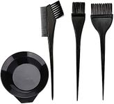 Hair Dye Color Brush and Bowl Set, 4Pcs Color Bowl Brushes Tool Mixing Bowl Kit Tint Comb for Hair Tint Dying Coloring Applicator