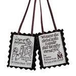 Scapulars Catholic,Brown Scapular Of Our Lady Of Mount Carmel,Escapularios Catolicos Scapular Catholic Necklaces Gift For House Blessing Door Hanger Home Protection,Mexican Home Catholic Decor