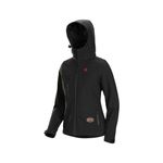 Pioneer Heated Fleece Hoodie Jacket, Nano Carbon Technology, Black, Medium