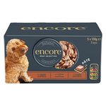 Encore Complete and Natural Wet Dog Food Pate, Meat Selection For Dogs in 150g Tray (Pack of 5 Trays)