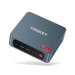 TRIGKEY Mini PC Ryzen 5 5560U(6 Cores, 12 Threads) 16GB DDR4 500GB M.2 NVME(Max 2350MB/S) SSD PC Gaming S5 Mini Desktop Computers OS Pro. Wi-Fi 6/Bluetooth 5.2/4K@60Hz/DP+HDMI/USB 3.2 Micro PC