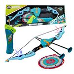 Koolbitz Double Shot Archery Play Set for Kids with Telescopic Sight Bow, Suction Arrow, Target Board, and a Quiver for Arrows Indoor Outdoor Toy Games Ideal for Kids Boys & Girls Ages 3 to 12 Years