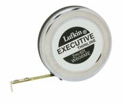 Crescent Lufkin 1/4" x 2m/6' Executive Thinline Yellow Clad Pocket SAE/Metric Tape Measure - W606ME