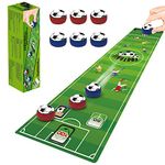 Lotvic Tabletop Game for Family Party, Tabletop Football Board Games, Tabletop Curling Game, Multifunction Table Shuffleboards, Family Indoor Interactive Game for Kids and Adults (Football)