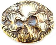 Lucky Skull belt buckle, Handmade C