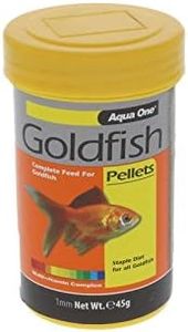 Goldfish Pellet Fish Food 1mm 45g 26030 Fish Tank Aquarium Aqua One