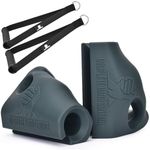 Complete Hand Control: Hand Grip Strength Trainer - Set of 2 Custom Hands with Premium Handles Included - Arm Wrestling Equipment (Grey)