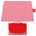 WAIZHIUA 200x200cm Picnic Blanket Large Outdoor Picnic Mat Waterproof Beach Mat Beach Blanket Portable Foldable Picnic Rug for Beach Park Camping Hiking Family Concerts