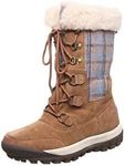 Bearpaw Women's Lotus Snow Boots, Brown Hickory Ii 220, 5 US