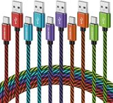 Teyssor USB C Cable 10FT 5-Pack Nyl